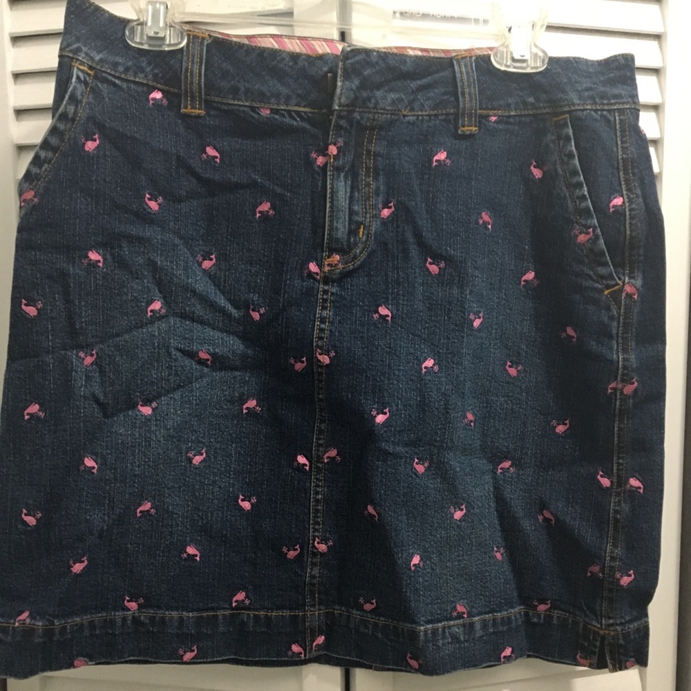 Lilly Pulitzer denim skirt